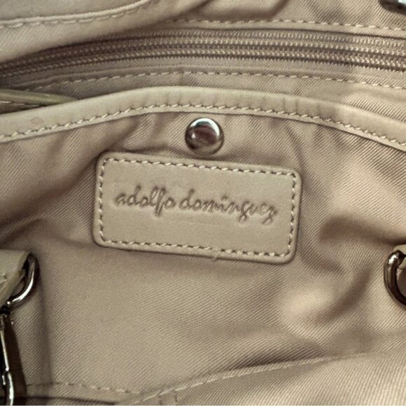 Adolpho Dominguez Large Leather Shoulder Bag - Picture 12 of 15